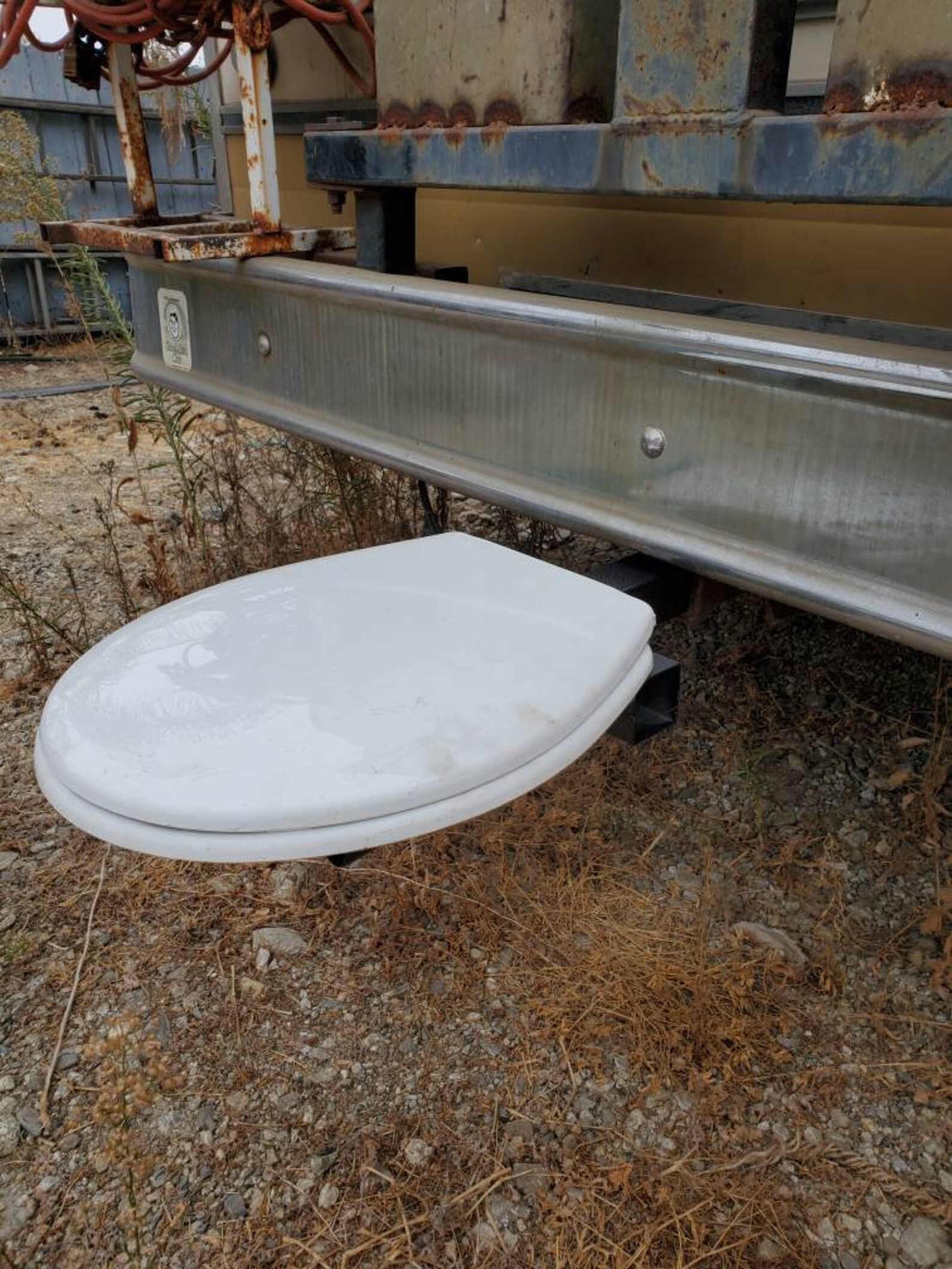 Trailer hitch toilet seat holder Etsy