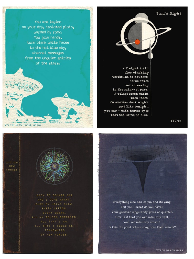 30 Days collection of illustrated science and nature poetry image 4