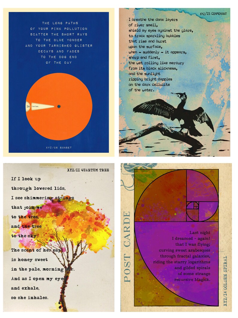 30 Days collection of illustrated science and nature poetry image 3