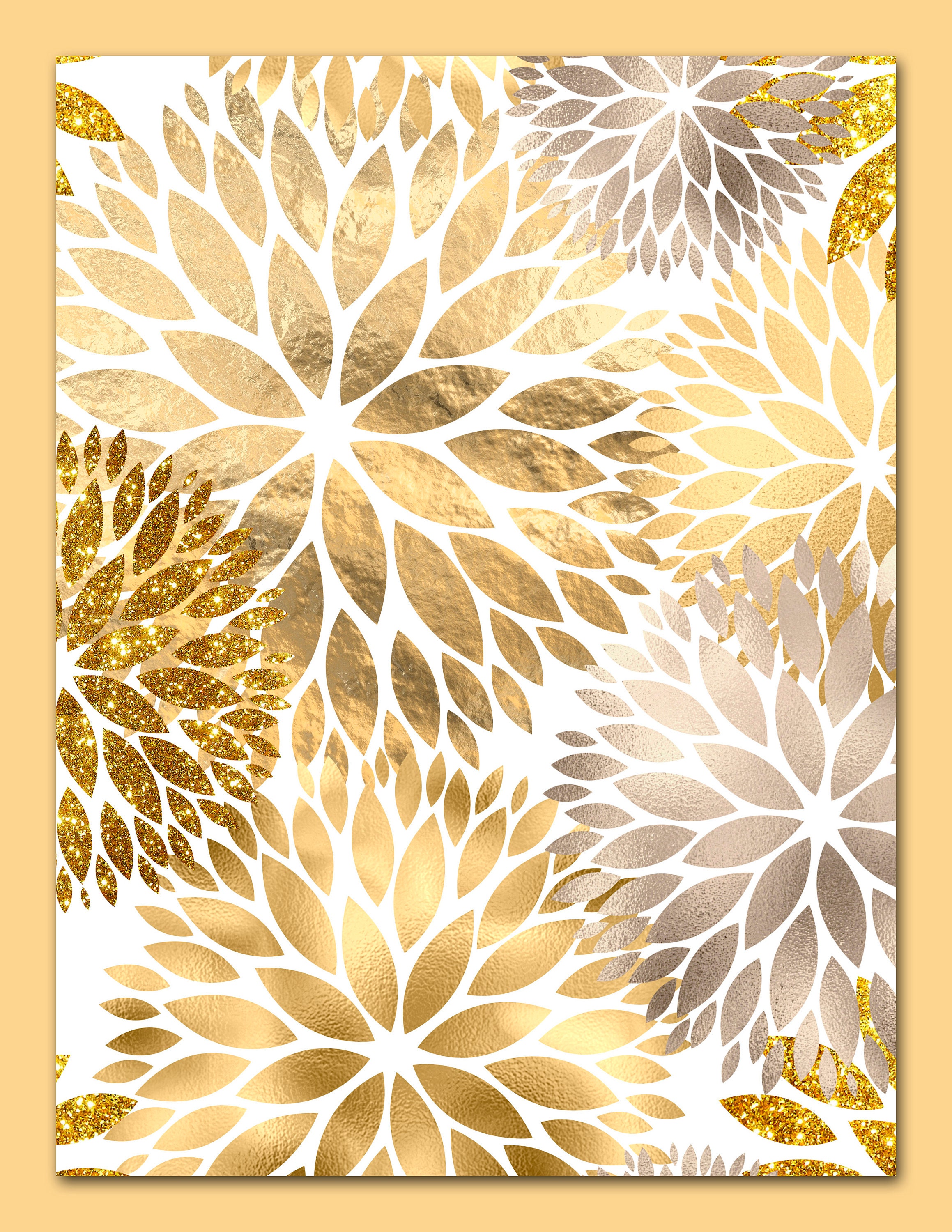 Printed Vellum Sheets//Patterned Vellum//Scrapbook Etsy