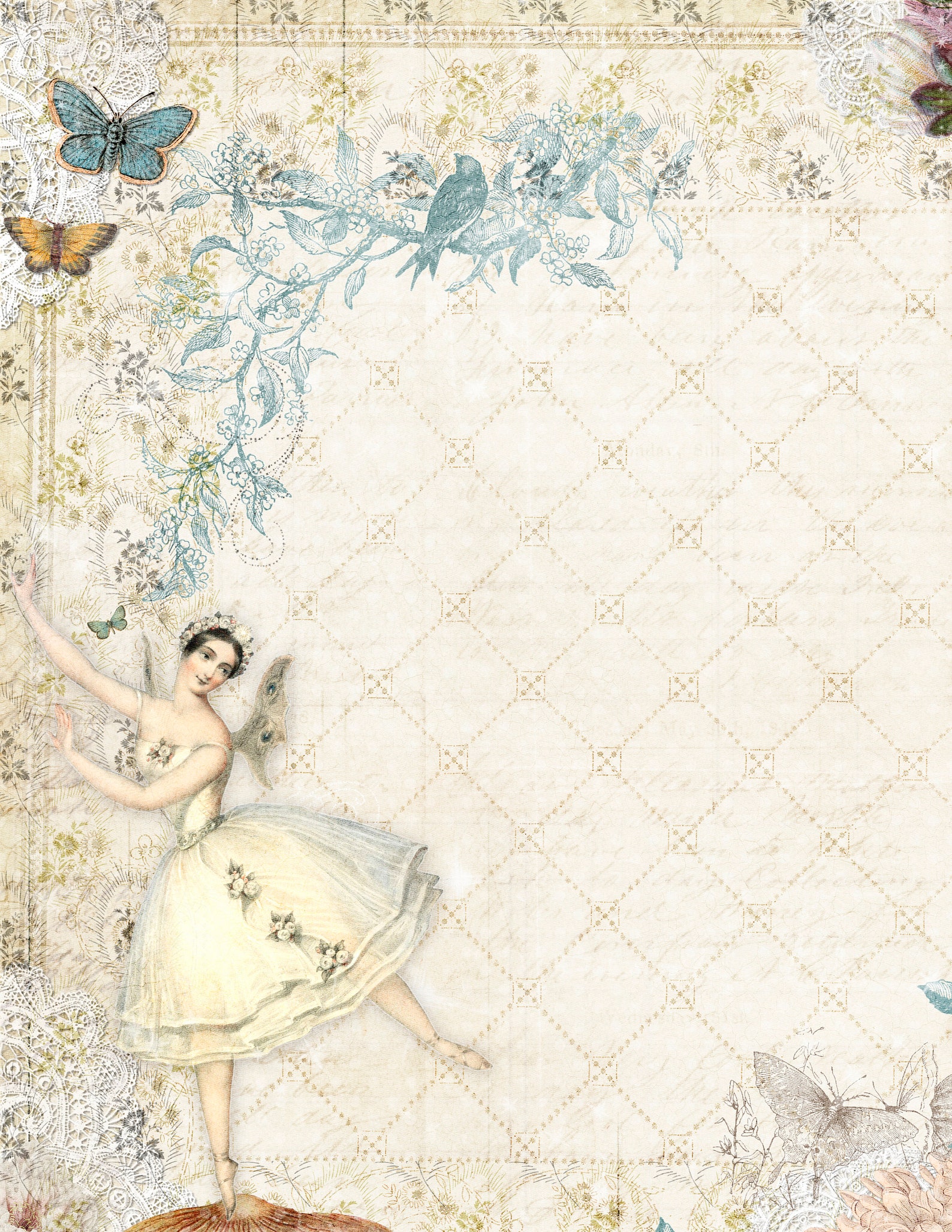 Vintage Printed Vellum Sheets//patterned Vellum//scrapbook Etsy UK