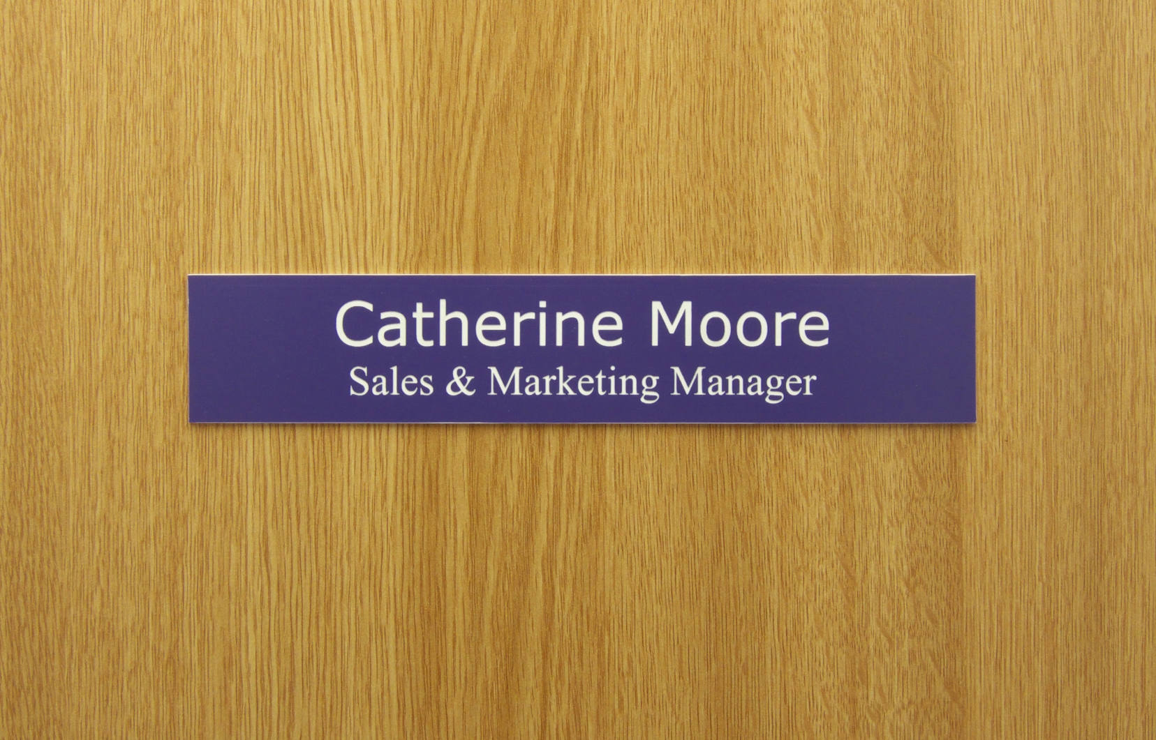 Engraved Door Name Plate Insert 1 x 7 Sign | Etsy