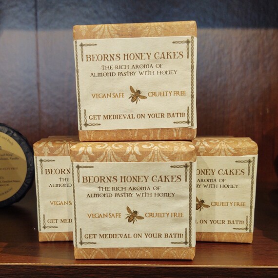 Beorn's Honey Cake Medieval Handcrafted Cold Process Etsy