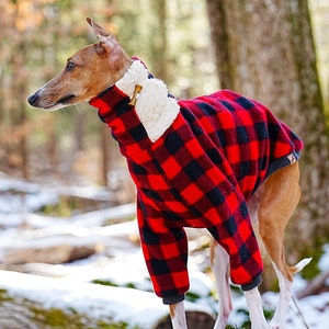 Warm Lumberjack dog sweater, Warm dog pullover, Custom dog clothes, dog sweater, Hundemantel, Dog jacket, Buffalo plaid, MADE TO MEASURE