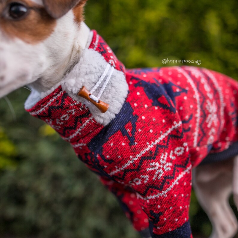 Fleece dog clothes Warm dog pullover Custom dog clothes dog Etsy