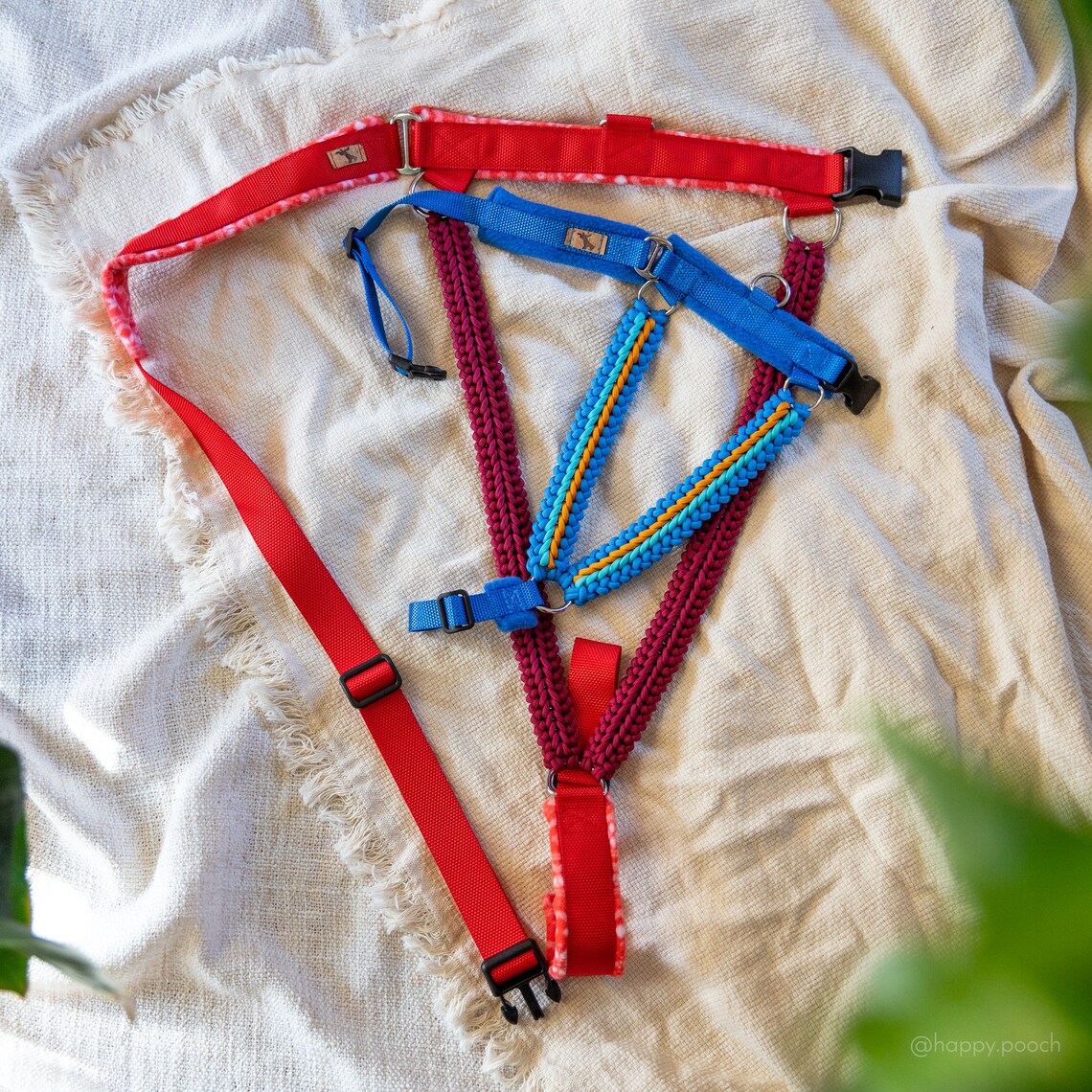 Adjustable Paracord Dog Harness Custom Dog Harness Walking Etsy