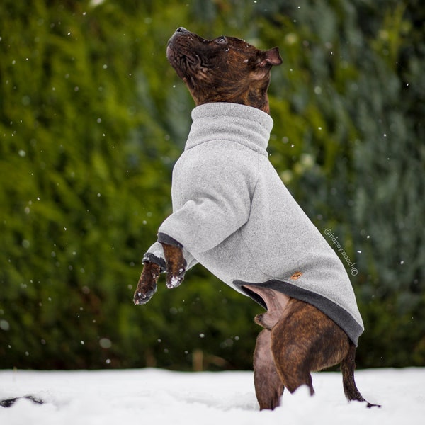 Warmer Hundemantel, Hundepullover, Wintermantel, Warmer Hundepyjama, Individueller Hunde-Raglanmantel, Hundejacke, Hundepullover für große und kleine Hunde, CUSTOM