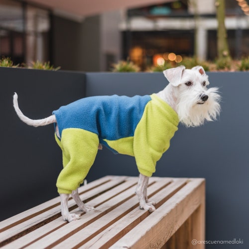 Dog Pajamas Fleece Pj's Jammies Dog Coat Dog Sweater Etsy