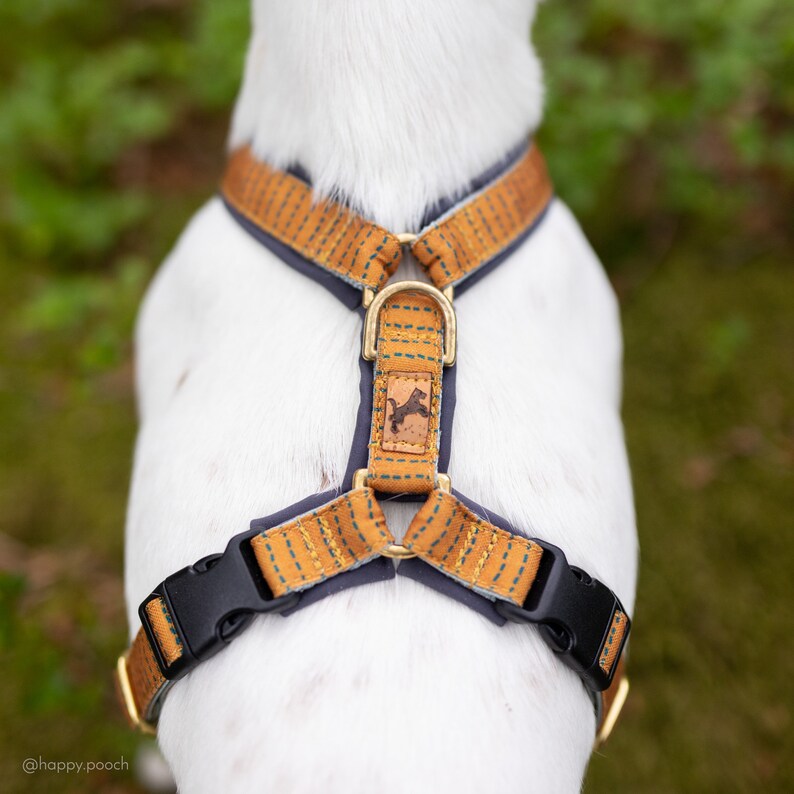 Fabric Dog Harness Custom Dog Harness Adjustable Dog Etsy