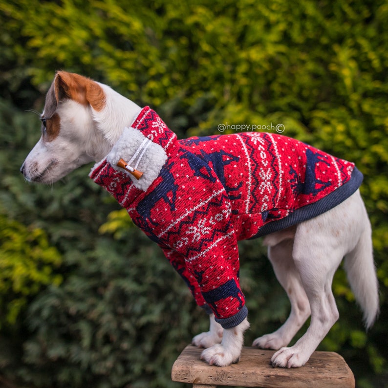 Fleece Dog Clothes Warm Dog Pullover Custom Dog Clothes Dog Etsy UK