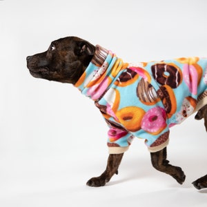 Suéter de lana para perros, suéter para perros con forma de dona, ropa abrigada para perros, abrigo abrigado para perros, suéter para perros, suéteres para perros grandes y pequeños, HECHOS A MEDIDA