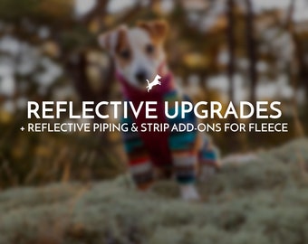 Reflective Piping/Strip Add-on for Custom Dog Sweater