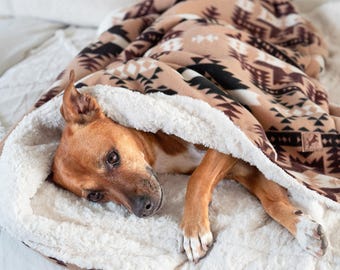 Southwest Faux Fur Fleece Blanket: Cozy Home Decor