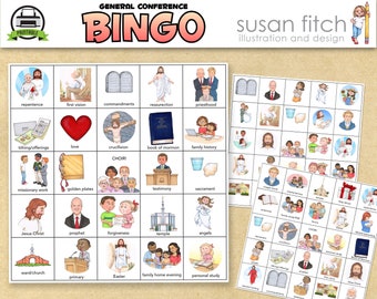 LDS General Konferenz Bingo Spiel
