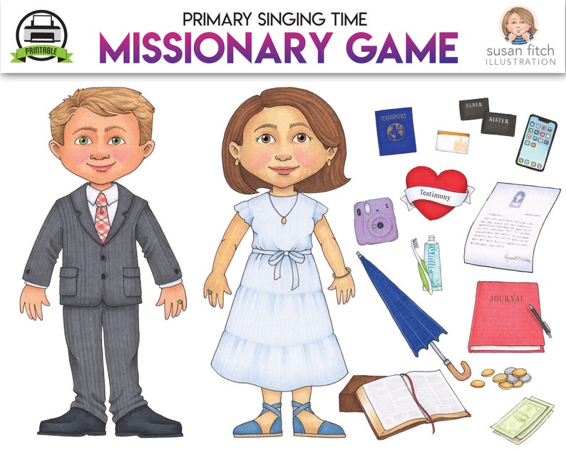 Singing Time Missionary Game - Etsy