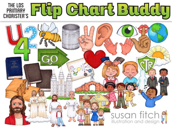 LDS Primary Song Leader Flip Chart Clip Art -  Canada