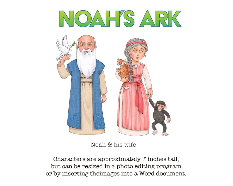 Arche Noah Clip Art Set Bild 3