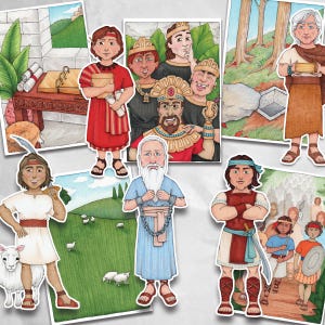 Follow The Prophet Clip Art, Book of Mormon set 2