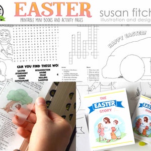 EASTER mini books and printable activity pages