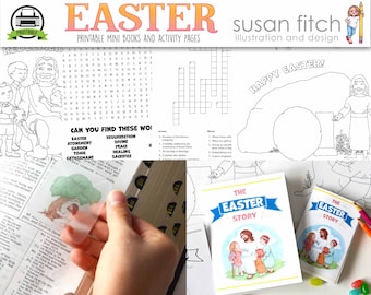 EASTER mini books and printable activity pages
