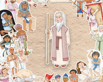 Set di clipart di Mosè e le dieci piaghe