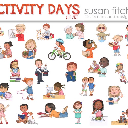 LDS Activity Days Clip Art - Etsy