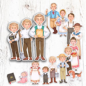 The Joseph Smith Family clip art set