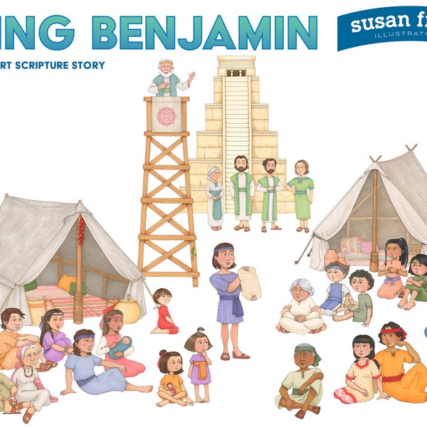 King Benjamin Clip Art Set