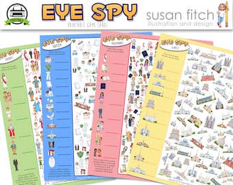 EYE SPY Spielkarten zum Ausdrucken