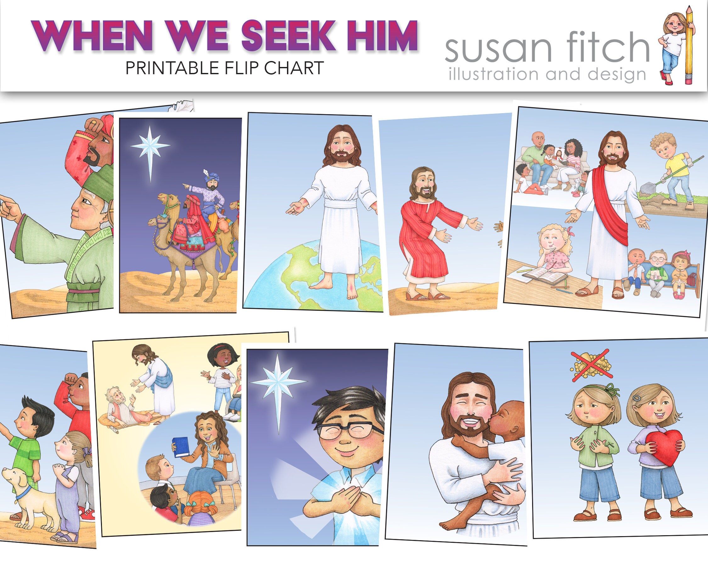 When We Seek Him Printable Flip Chart Etsy UK When We Seek Him Printable Flip Chart Etsy UK