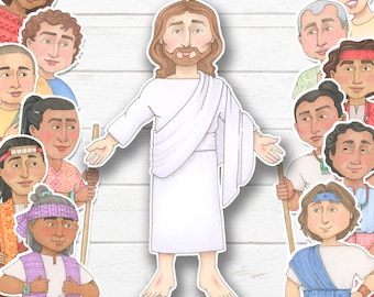 Jesus & his 12 Nephite Disciples