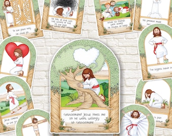 GETHSEMANE printable flip chart- GRAPHICS ONLY