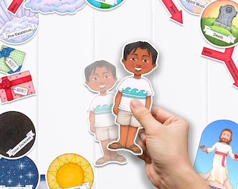 Plan of Salvation Printable Cut-Outs