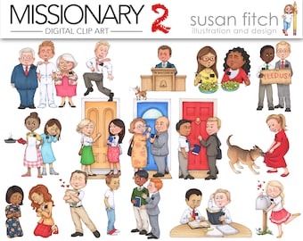 LDS MISSIONARY Clip Art | Etsy