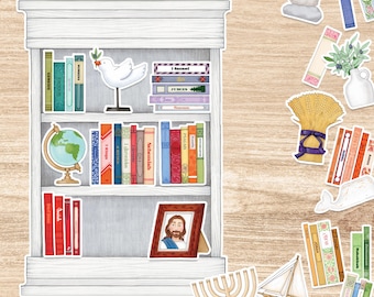 Old Testament Bookshelf Printable