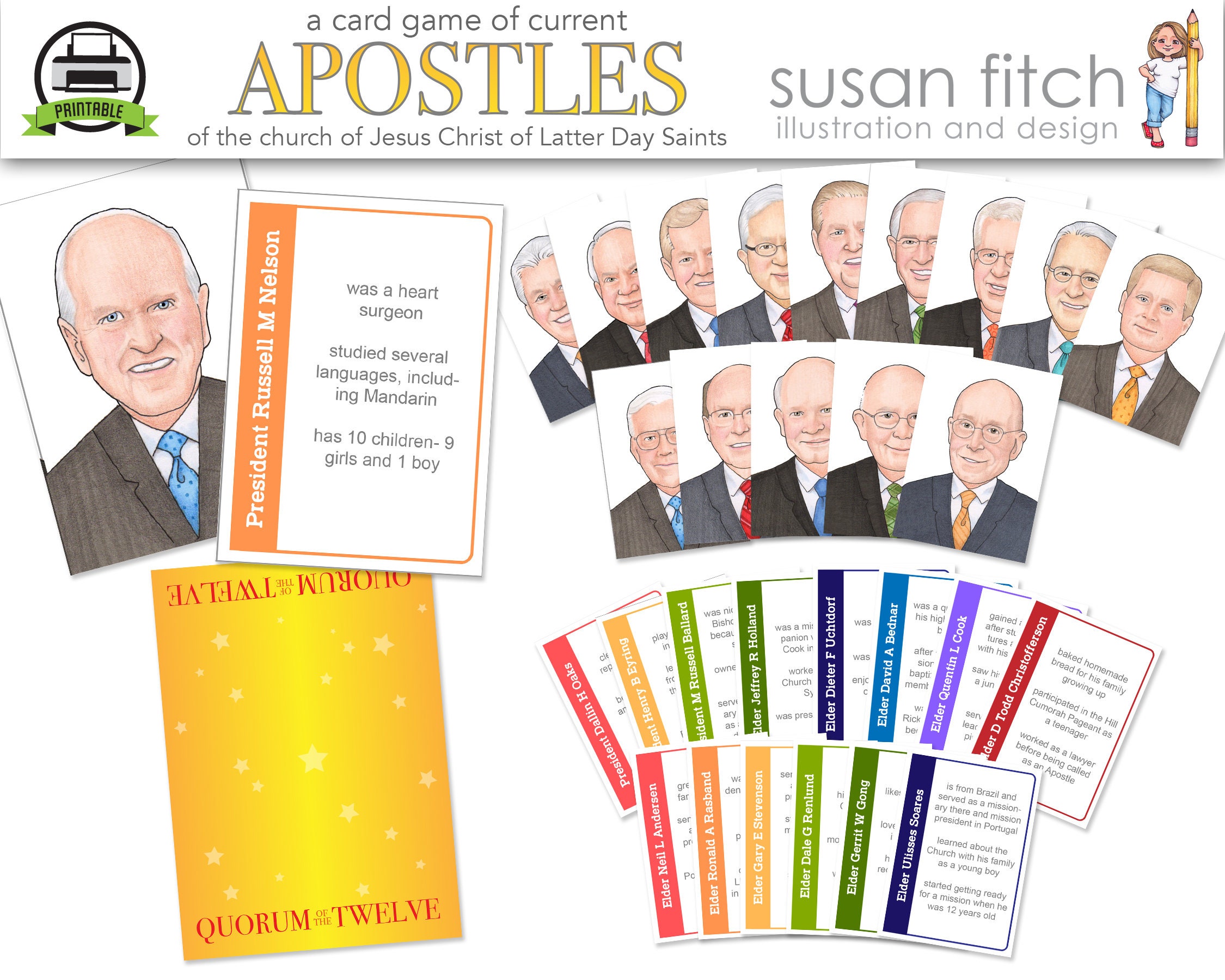 Quorum of the Twelve Apostles Card Game