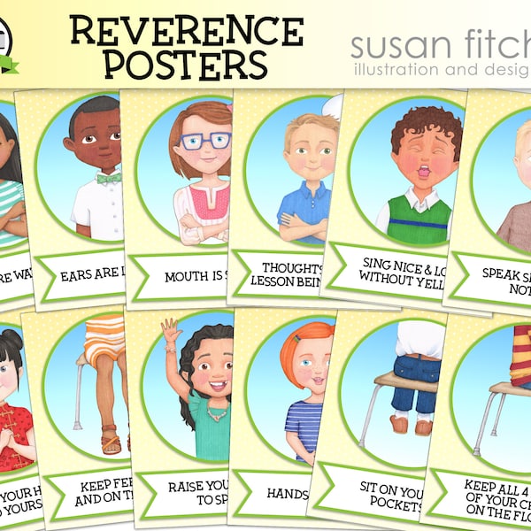 LDS Primary Reverence Posters
