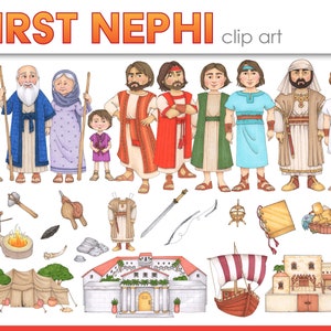FIRST NEPHI printable graphics & digital clip art