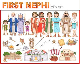 FIRST NEPHI printable graphics & digital clip art