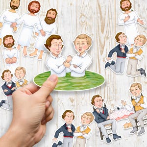 Imprimible y clip art de la restauración del sacerdocio SUD