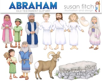 ABRAHAM Old Testament Clip Art Set