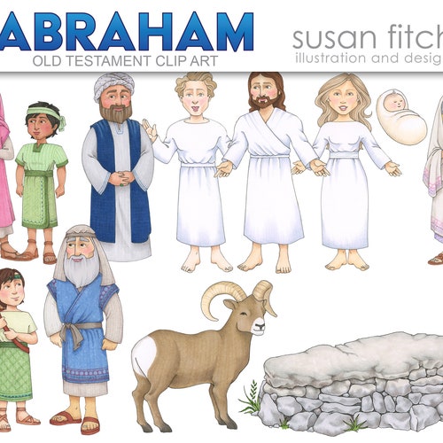 ABRAHAM Old Testament Clip Art Set - Etsy