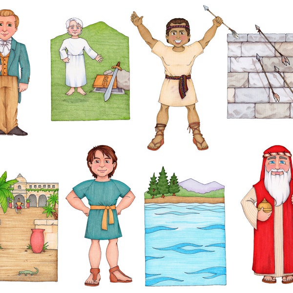 Follow The Prophet Clip Art (Book of Mormon Prophets)