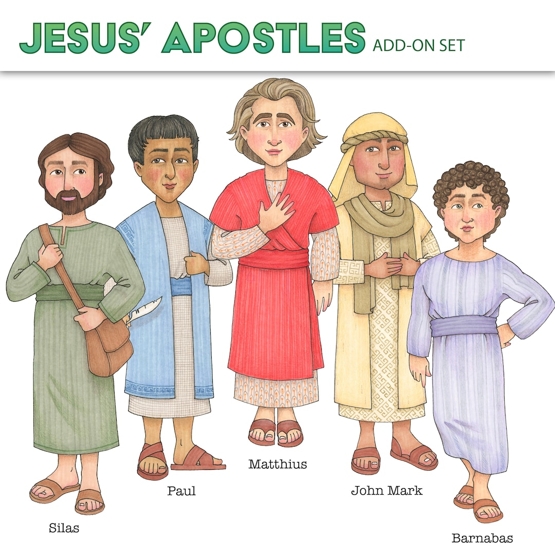 Jesus' Apostles Printable Graphics Add-on Set - Etsy