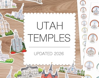 Illustrazioni del Tempio LDS dello Utah