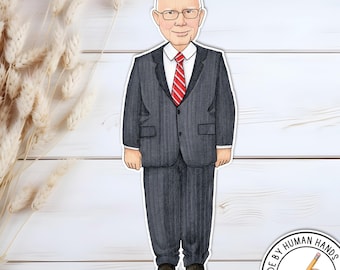 Set di illustrazioni di Dallin H Oaks e Kristen Oaks / Arte del profeta e della moglie della Chiesa di Gesù Cristo dei Santi degli Ultimi Giorni / Pagine da colorare e ritratti stampabili