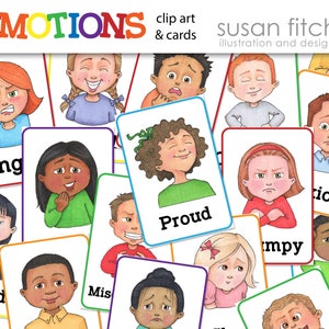EMOTIONEN ClipArt & Karten