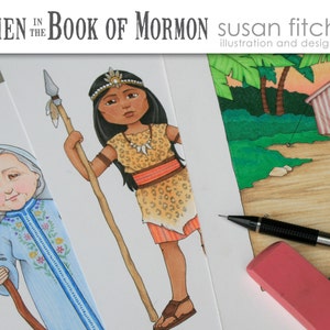 Women of the Book of Mormon digital clip art set