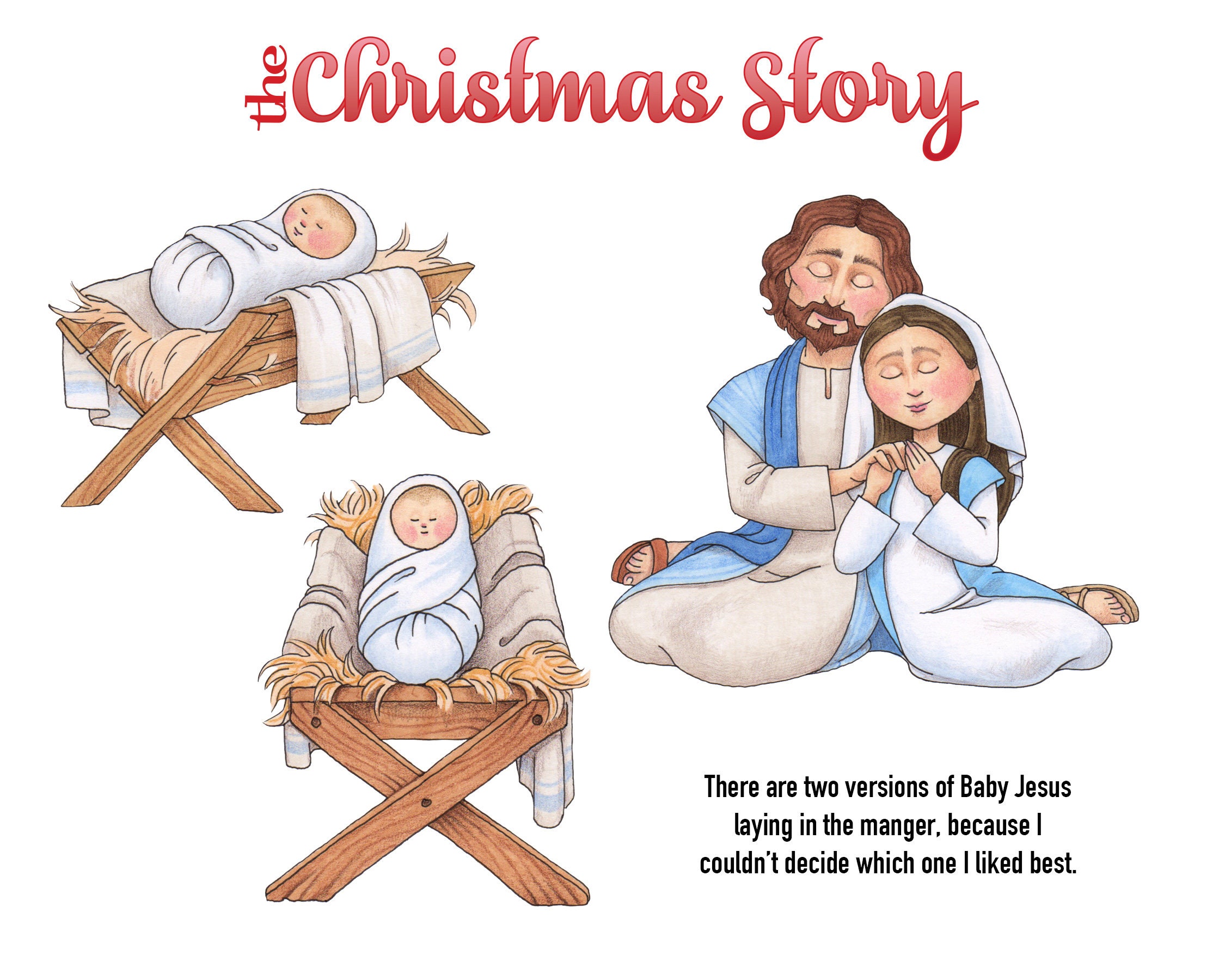 The Christmas Story Clip Art Set Etsy UK