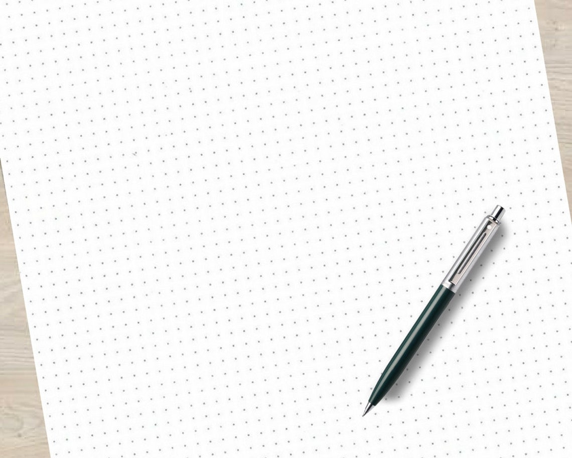 Cursive Handwriting Practice Sheets 5mm Dot Grid for Bullet - Etsy